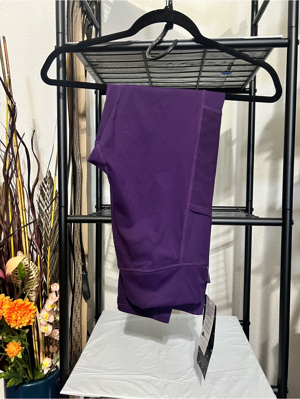 NWT Lycra Deep Purple Active Pocket Leggings - Women’s